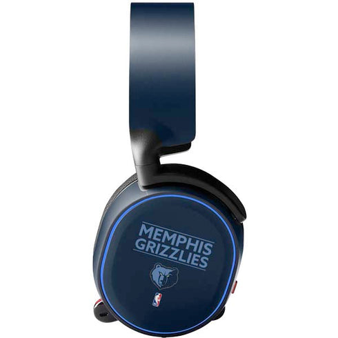 NBA Memphis Grizzlies Standard -  Blue SteelSeries Arctis 3 Skin